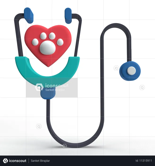 Haustier Doktor  3D Icon