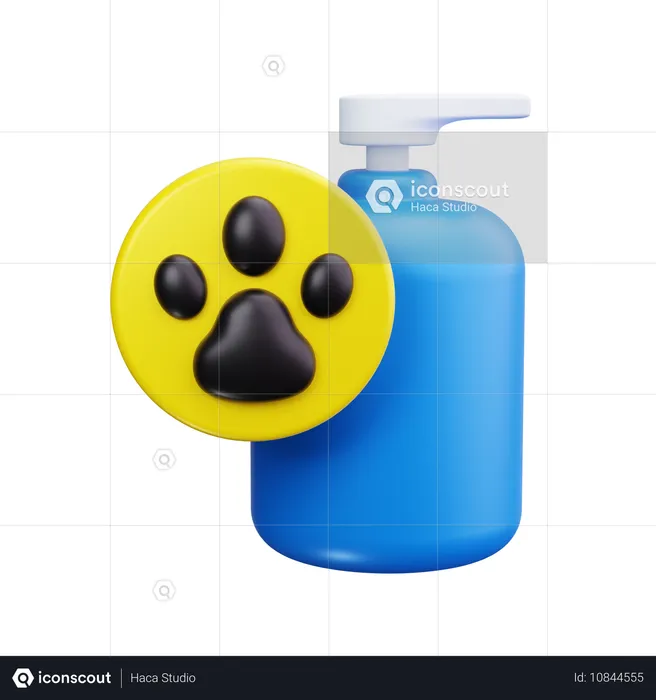 Haustiershampoo  3D Icon