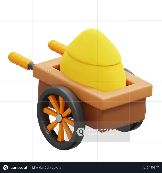 Hay Stack  3D Icon