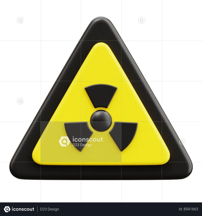 Hazard Sign  3D Icon