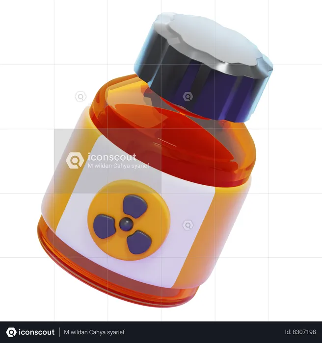 HAZARDOUS SUBTANCE  3D Icon