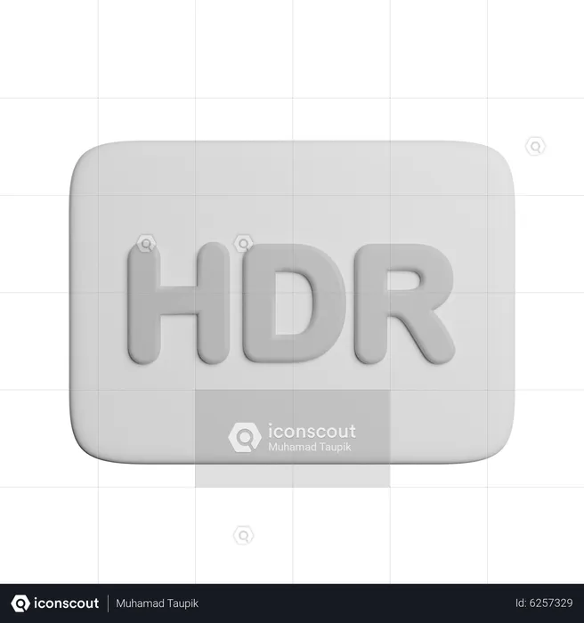 HDR  3D Icon