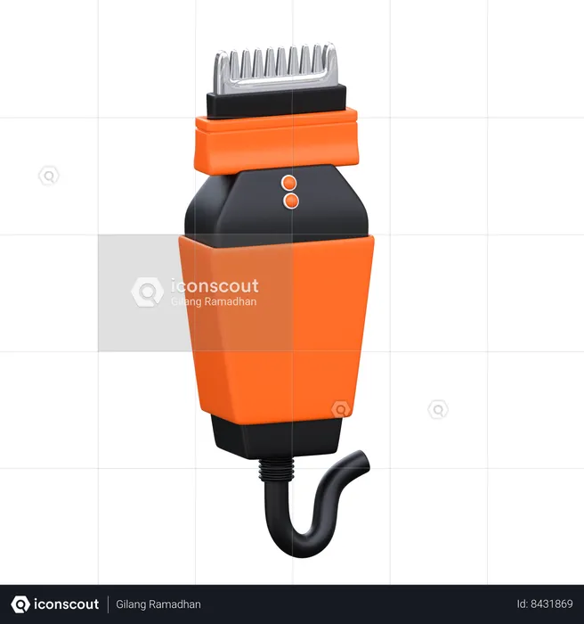 Head Trimmer  3D Icon