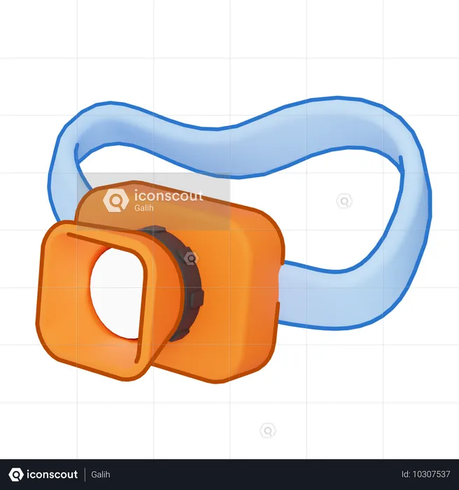 Headlamp  3D Icon