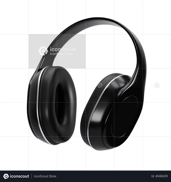 Headphone  3D Icon