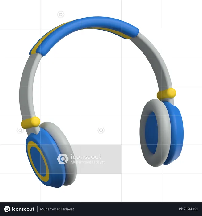 Headphone  3D Icon