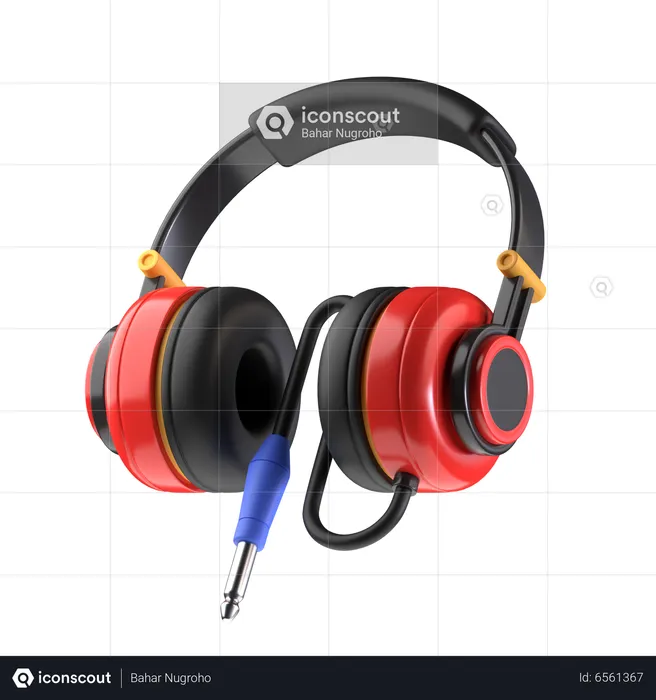 Headphone  3D Icon