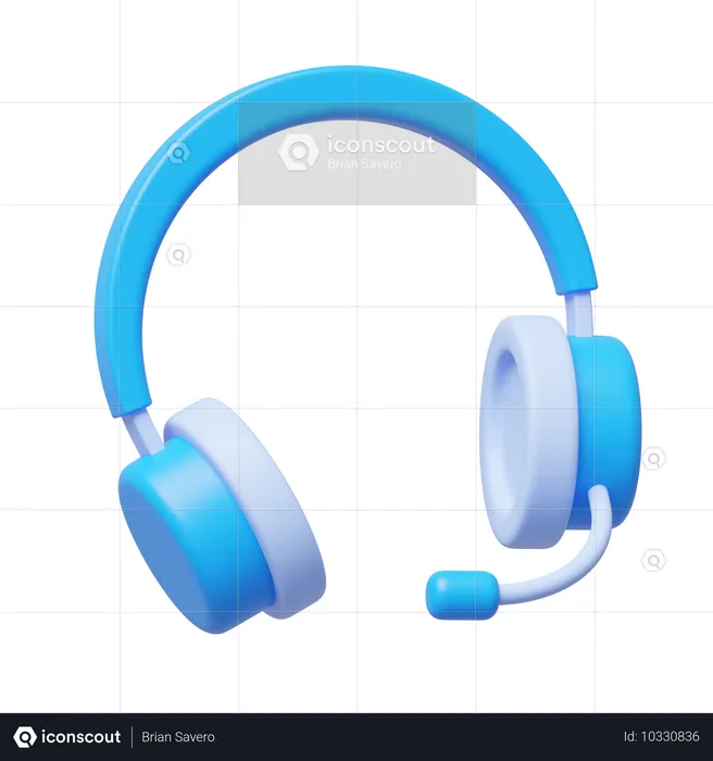 Headphone  3D Icon