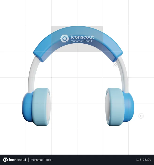 Headphone  3D Icon