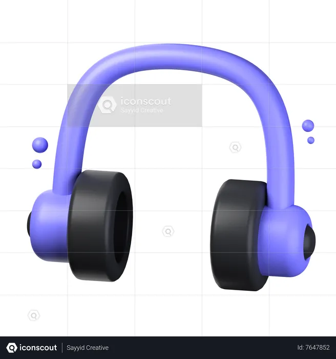 Headphone  3D Icon