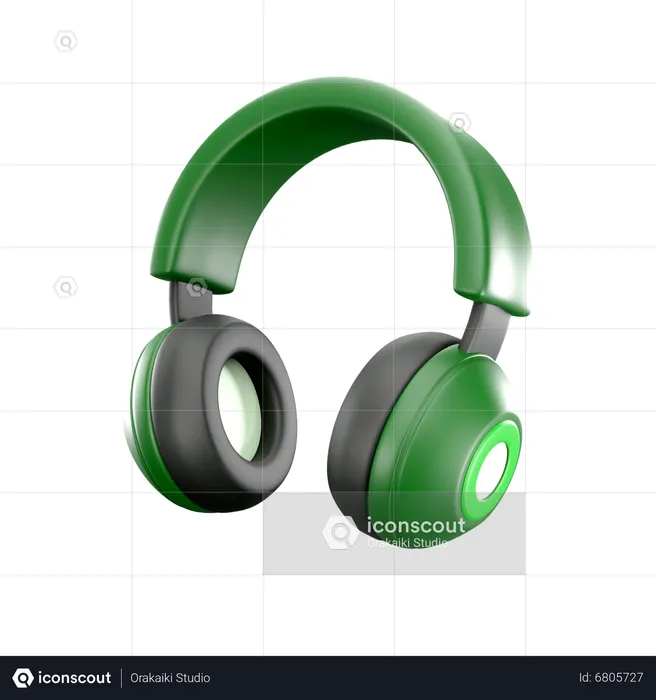 Headphone  3D Icon