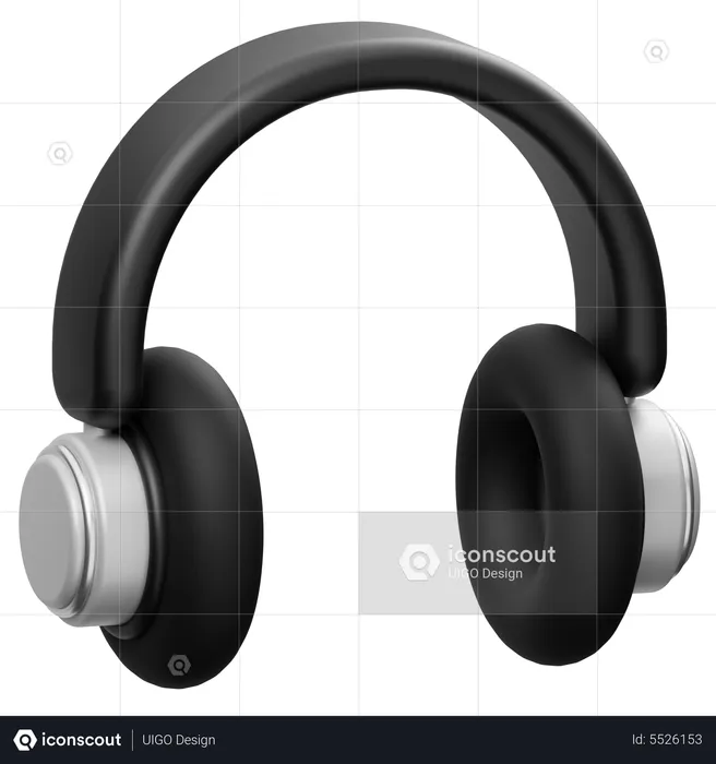 Headphone  3D Icon