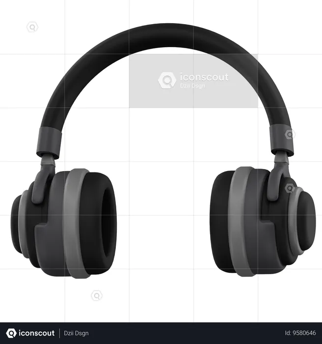 Headphone  3D Icon