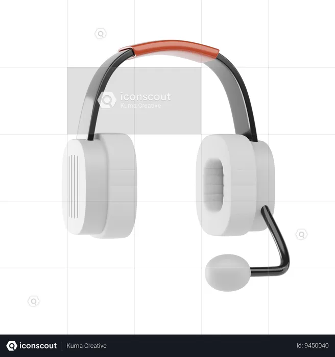 Headphone  3D Icon