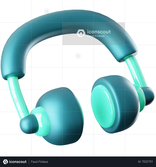 Headphone  3D Icon