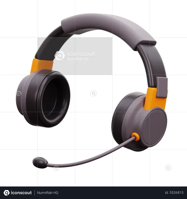 Headphone  3D Icon