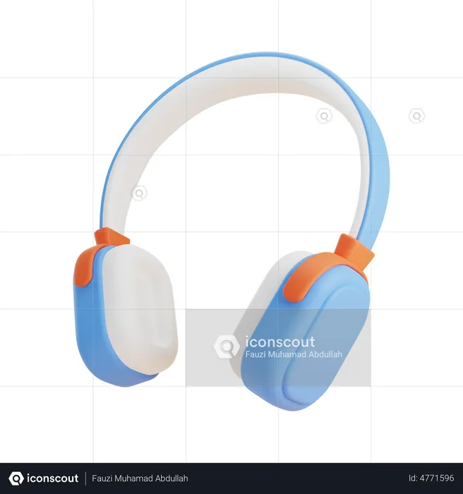 Headphone  3D Illustration