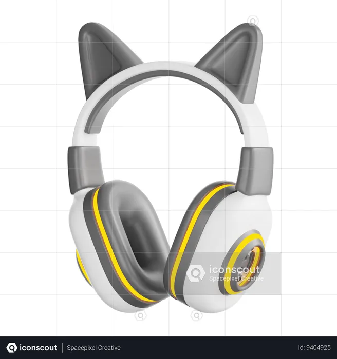 Headphone Gaming  3D Icon