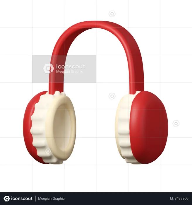 Headphones  3D Icon