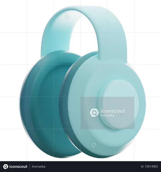 Headphones  3D Icon