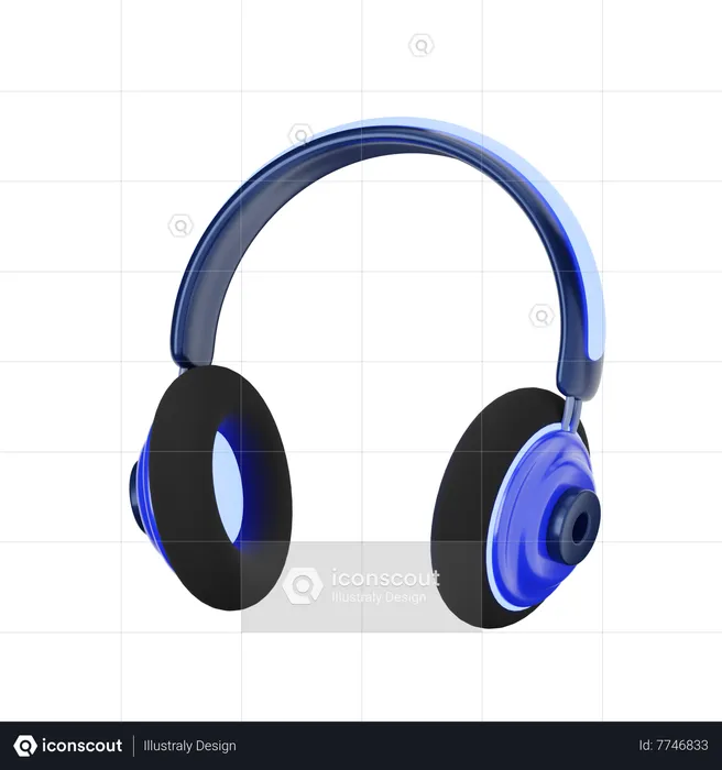 Headphones  3D Icon