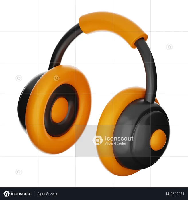 Headset  3D Icon