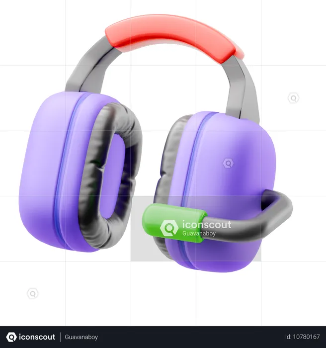 Headset  3D Icon