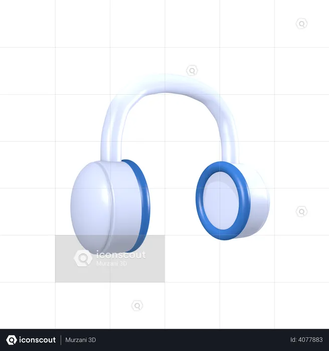 Headset  3D Illustration