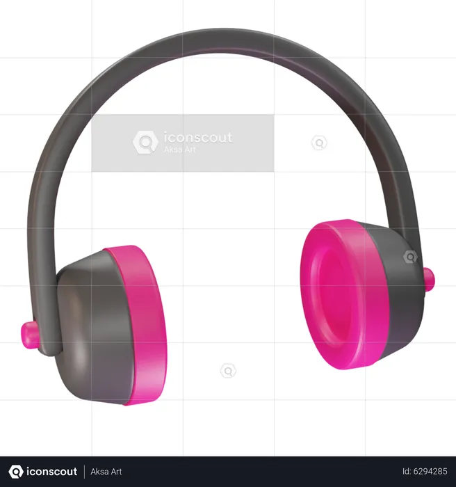 Headshet  3D Icon