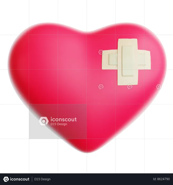 Heal Heart  3D Icon