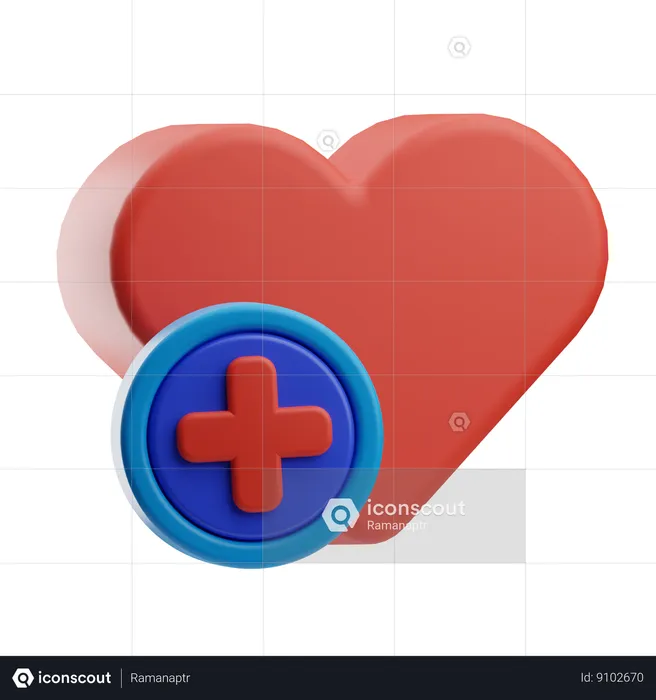 Health  3D Icon