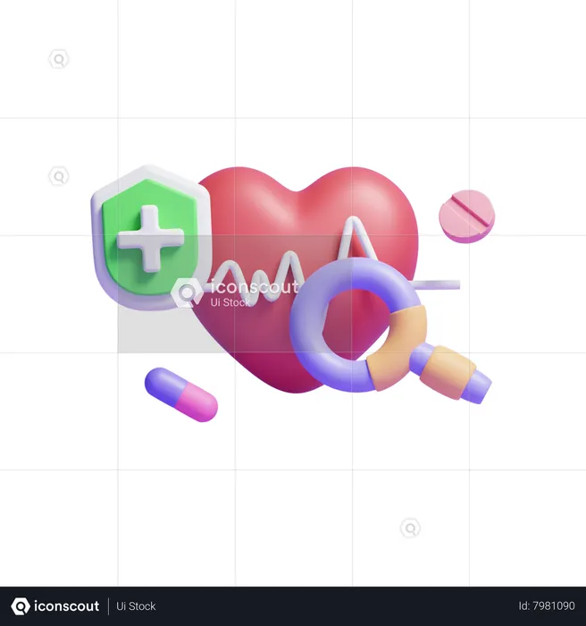 Health Checkup  3D Icon