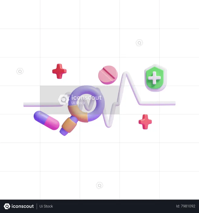 Health Checkup  3D Icon