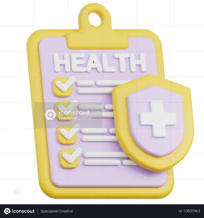 Health Insurance  3D Icon