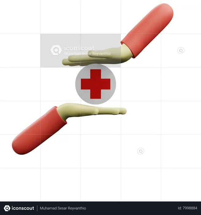 Health Protection  3D Icon