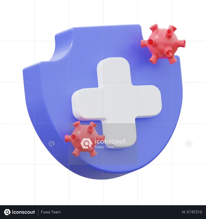 Health Protection  3D Icon
