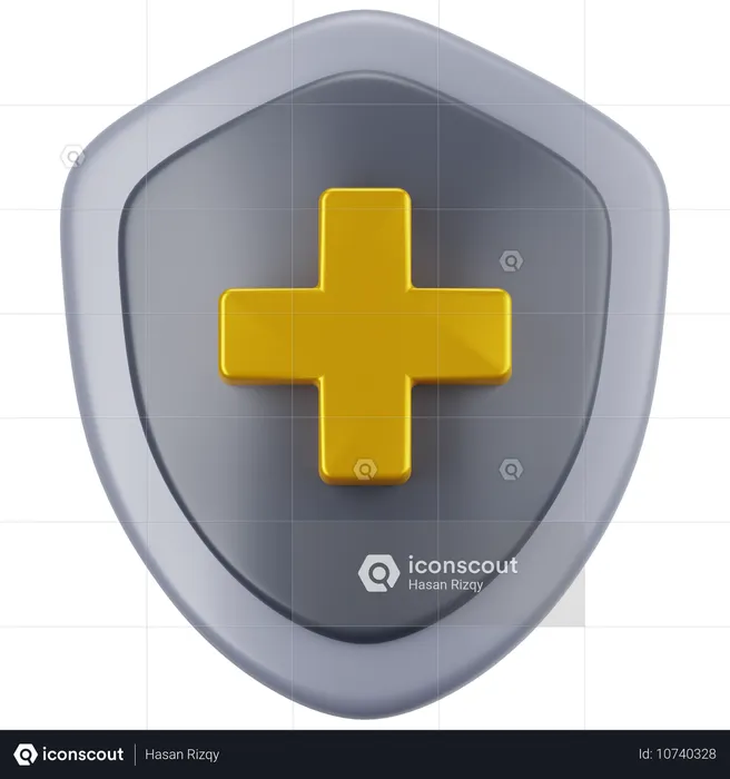 Health Shield  3D Icon