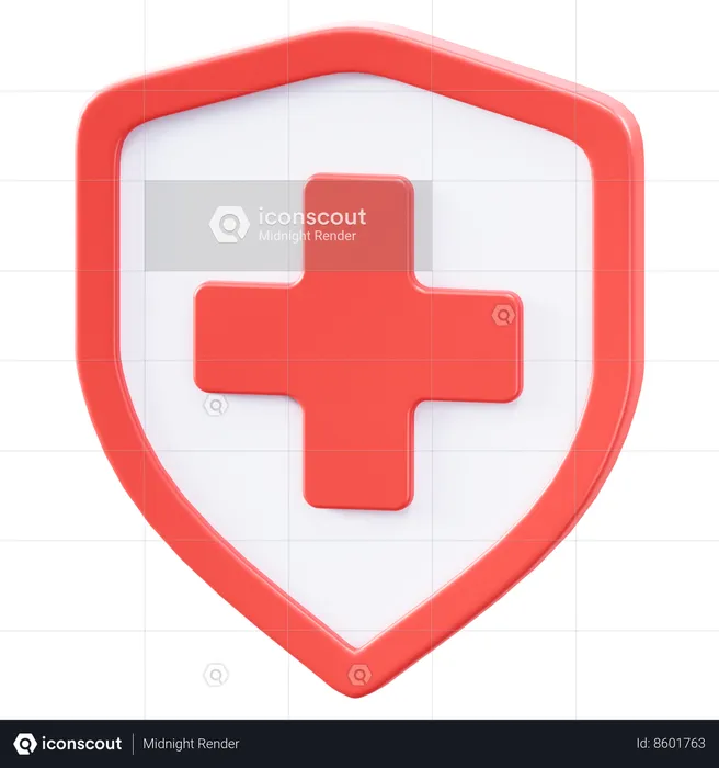 Health Shield  3D Icon