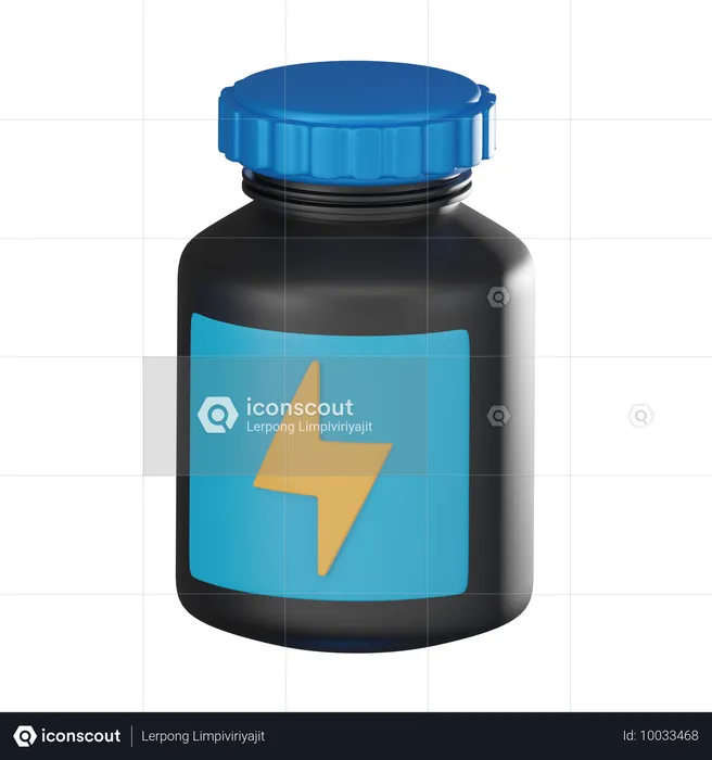 Health Supplement  3D Icon