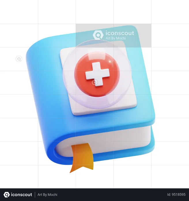 Healthcare book  3D Icon