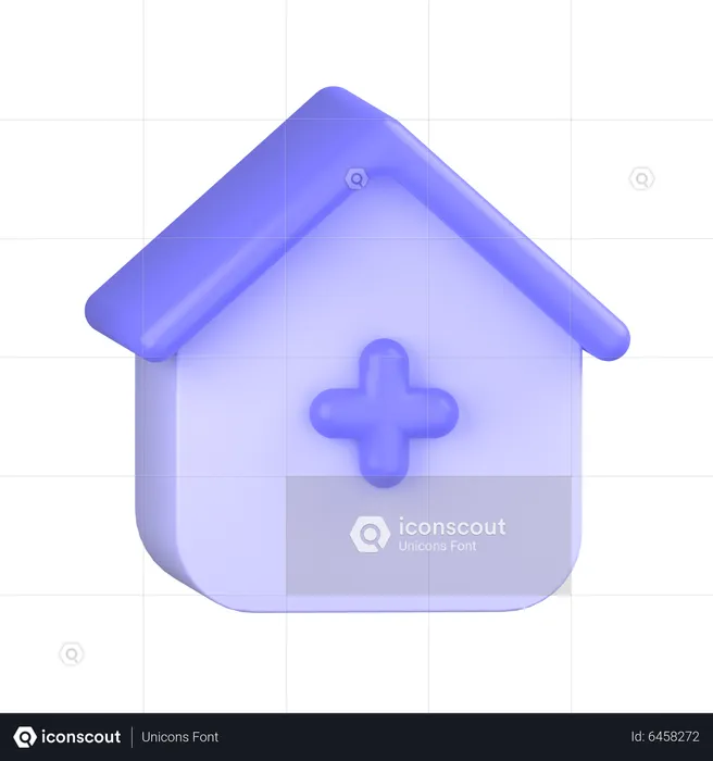 Healthcare Center  3D Icon