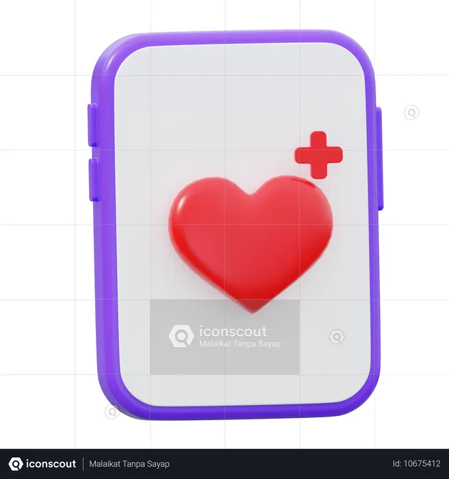 Healthy App  3D Icon