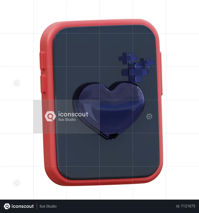 Healthy App  3D Icon