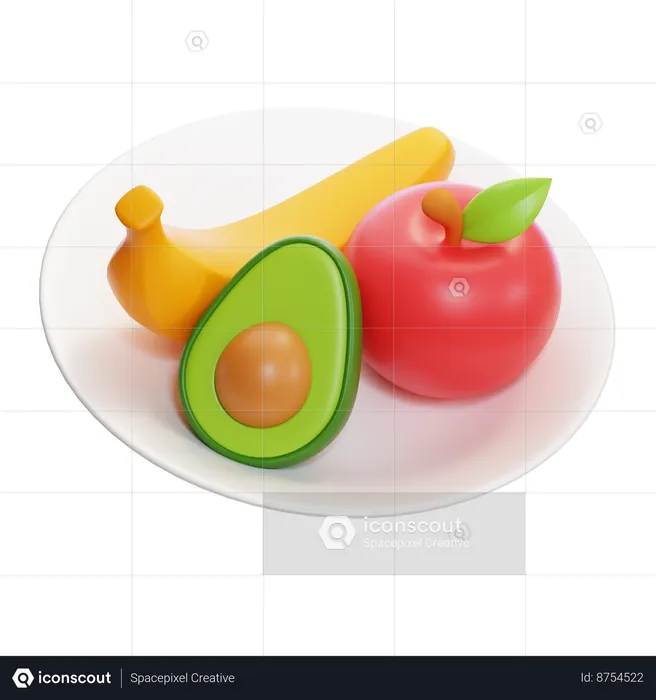 Healthy Food  3D Icon