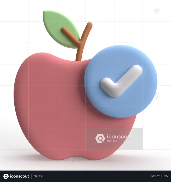 Healthy Food  3D Icon