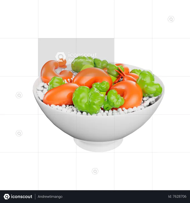 Healthy Food  3D Icon