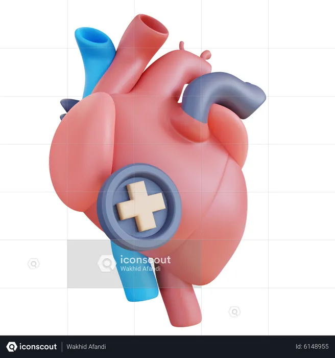 Healthy Heart  3D Icon