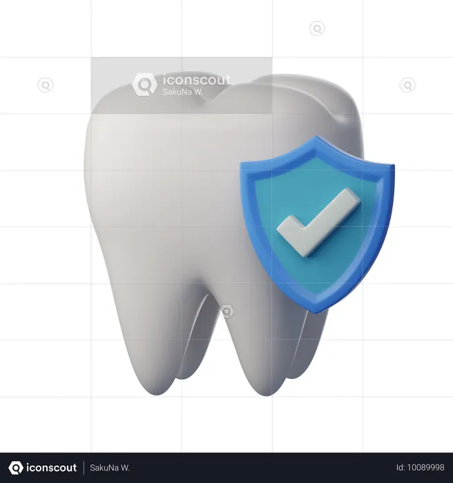 Healthy Tooth  3D Icon