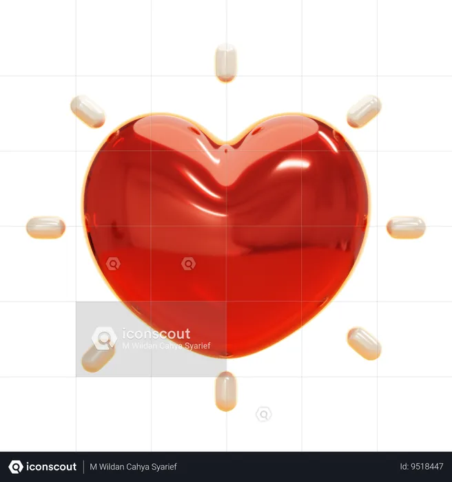 HEART  3D Icon