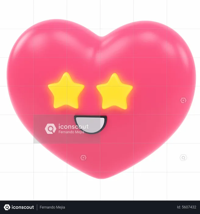 Heart Emoji 3D Icon